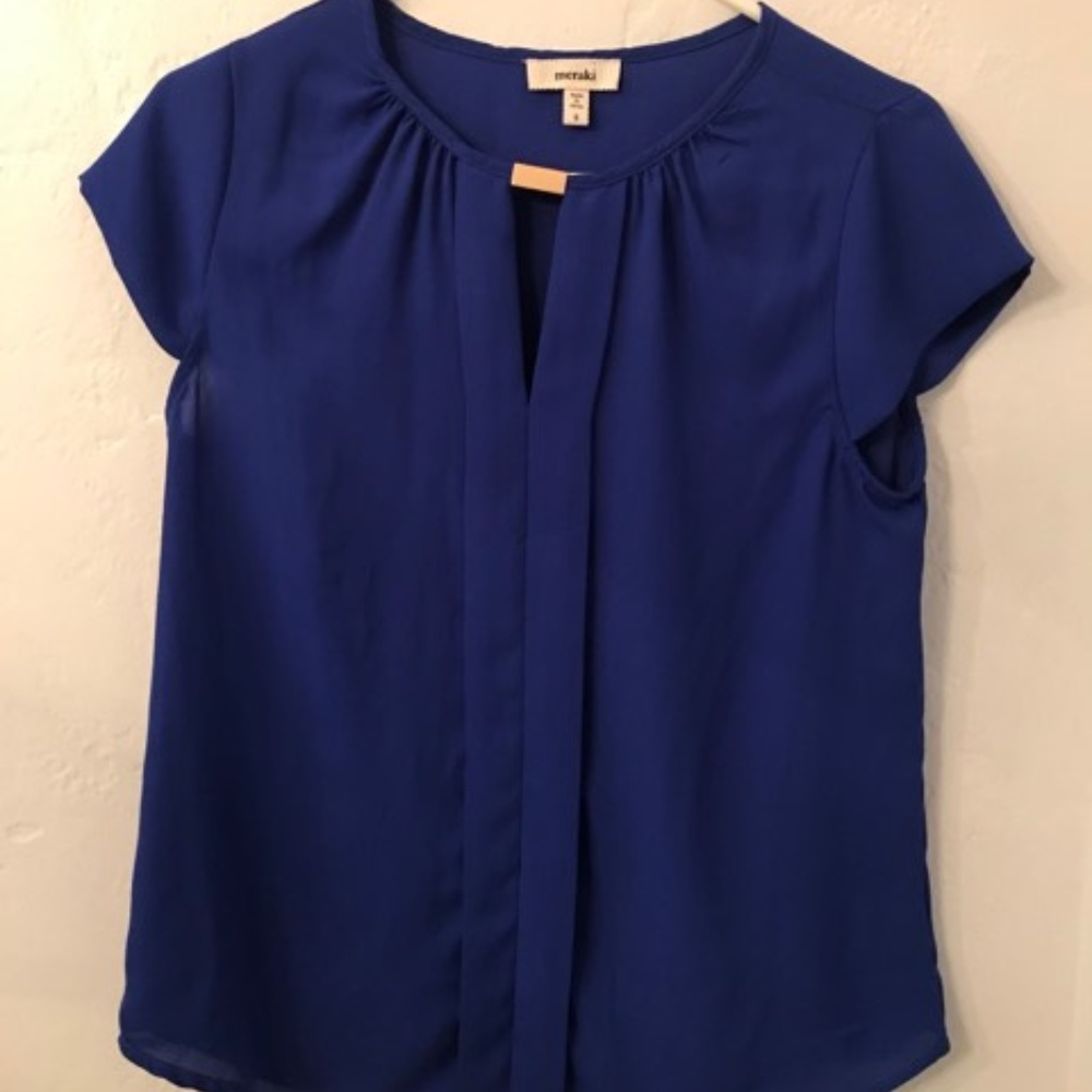 Meraki Blue Women's Top - Small